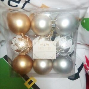new Gold and Silver Holiday Ornaments